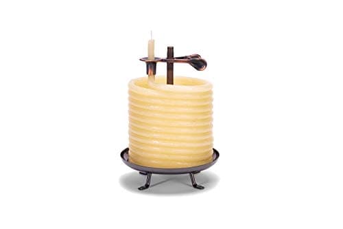 Coiled Beeswax Candle for 60 Hours
