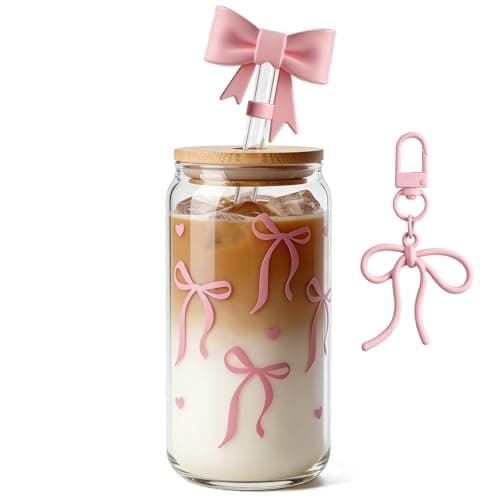 Mason Jar with Straw