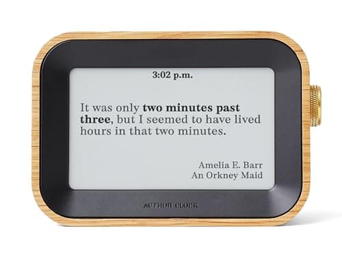 Literary Clock That Tells Time Using Book Quotes