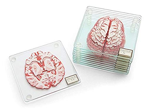 Coasters That Stack Into a Brain