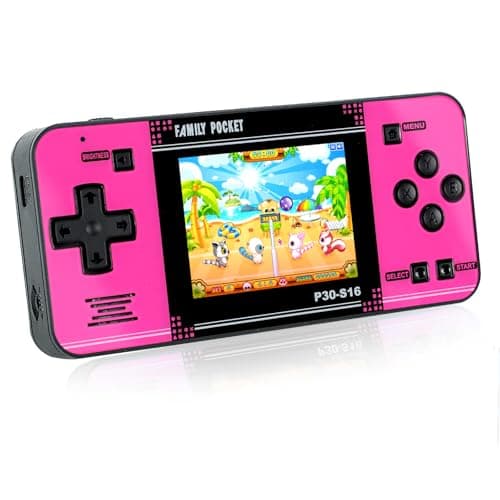 Handheld Console With Retro Games