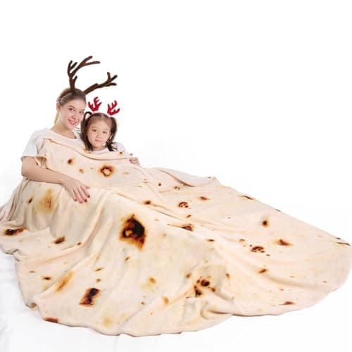 Tortilla Blanket for Human Burrito Nights