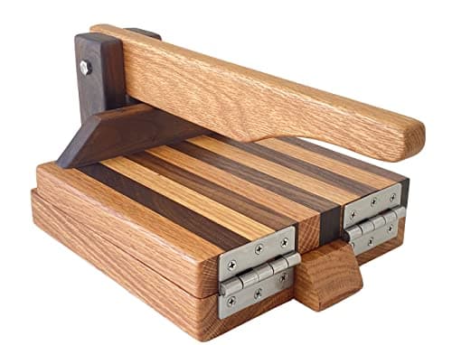 Hardwood Tortilla Press for Taco Night