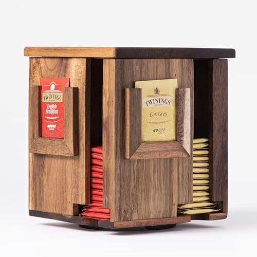 Wooden Tea Organizer