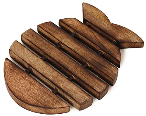 Olivewood Fish Trivet