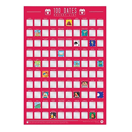 Scratch Poster for 100 Couple Dates
