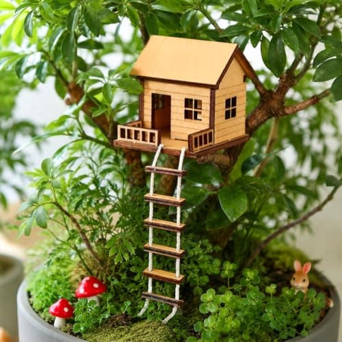 Mini Treehouse to Perch in Houseplants