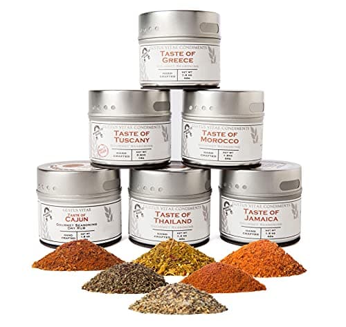 Seasoning Tins That Stick to the Fridge