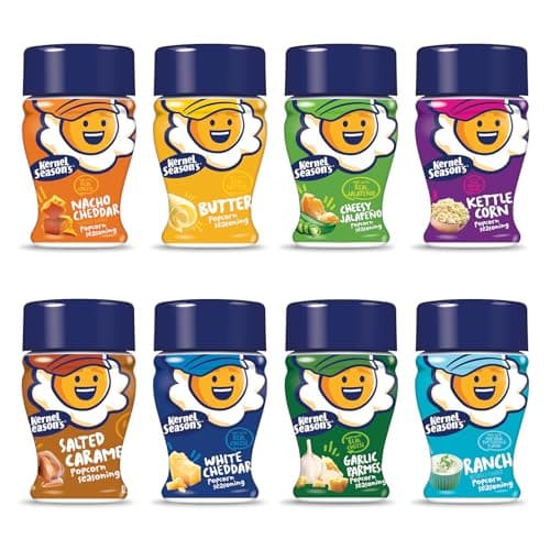 Popcorn Seasoning Set of 8 Flavors