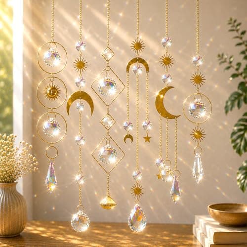 Crystal Suncatchers That Scatter Rainbows