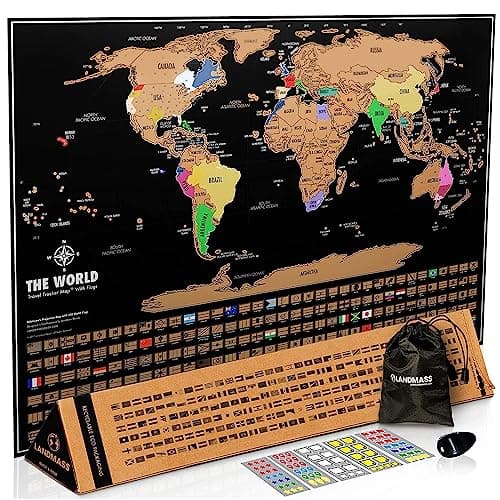 Scratch-Off World Travel Map